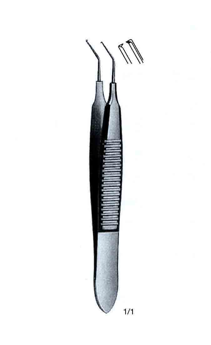 BONN MODEL İRİS PENSET  7.5CM DİŞLİ EĞRİ